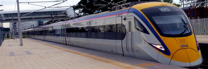 A fast ETS Train in Malaysia A fast ETS Train in Malaysia