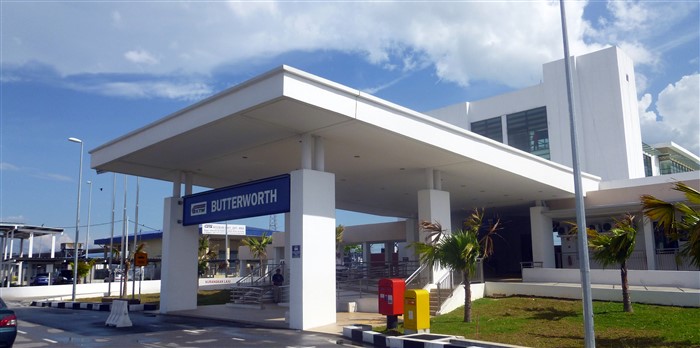 KTM railway station in Butterworth