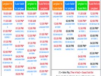 Kuala Kedah to Langkawi Ferry Timetable >